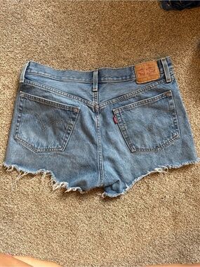 Vintage Levi's Women's 501 cutoff Shorts Button Fly 100% Cotton Size 30 2.5”
